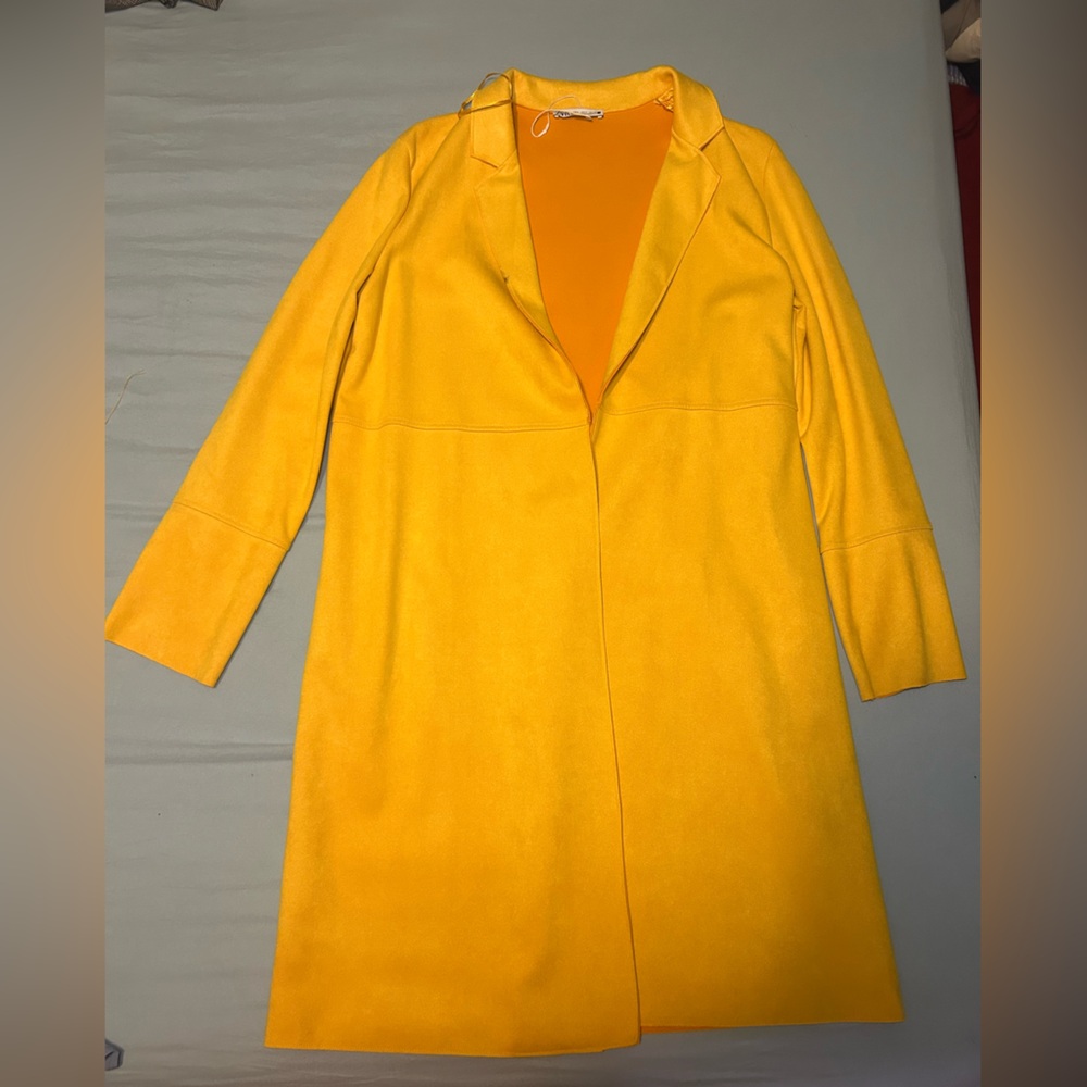 Zara Yellow Women's Coat